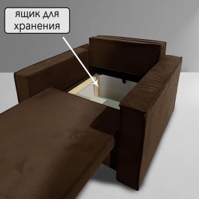 Кресло-кровать Принц КК1-ВК (велюр коричневый) в Асбесте - asbest.ok-mebel.com | фото 6