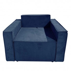 Кресло-кровать Принц КК1-ВСи (велюр синий) в Асбесте - asbest.ok-mebel.com | фото 1