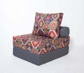 Кресло-кровать-пуф бескаркасное Прайм (мехико серый-графит) в Асбесте - asbest.ok-mebel.com | фото 2