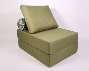 Кресло-кровать-пуф бескаркасное Прайм (Оливковый) в Асбесте - asbest.ok-mebel.com | фото