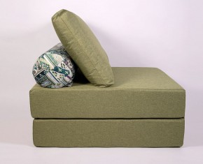 Кресло-кровать-пуф бескаркасное Прайм (Оливковый) в Асбесте - asbest.ok-mebel.com | фото 3