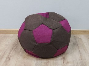 Кресло-мешок Мяч S (Savana Chocolate-Savana Berry) в Асбесте - asbest.ok-mebel.com | фото 1