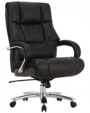 Кресло офисное BRABIX PREMIUM "Bomer HD-007" (рециклированная кожа, хром, черное) 531939 в Асбесте - asbest.ok-mebel.com | фото 1