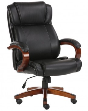 Кресло офисное BRABIX PREMIUM "Magnum EX-701" (дерево, рециклированная кожа, черное) 531827 в Асбесте - asbest.ok-mebel.com | фото