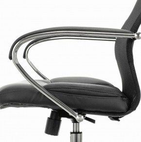 Кресло офисное BRABIX PREMIUM "Stalker EX-608 CH" (хром, ткань-сетка/кожзам, черное) 532091 в Асбесте - asbest.ok-mebel.com | фото 4