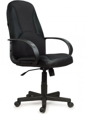 Кресло офисное BRABIX "City EX-512" (кожзам черный, ткань черная) 531407 в Асбесте - asbest.ok-mebel.com | фото 1