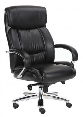 Кресло офисное BRABIX "Direct EX-580" (хром/рециклированная кожа/черное) 531824 в Асбесте - asbest.ok-mebel.com | фото 1