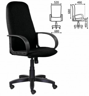 Кресло офисное BRABIX "Praktik EX-279" (ткань/кожзам, черное) 532017 в Асбесте - asbest.ok-mebel.com | фото 4