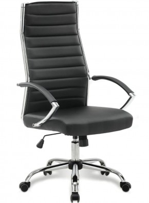 Кресло офисное BRABIX "Style EX-528", экокожа, хром, черное, 531947 в Асбесте - asbest.ok-mebel.com | фото