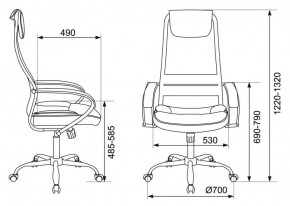 Кресло руководителя Бюрократ CH-608SL/BLACK в Асбесте - asbest.ok-mebel.com | фото 4