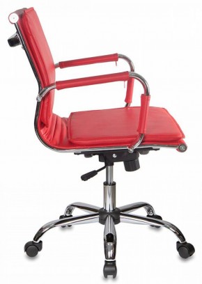 Кресло руководителя Бюрократ CH-993-LOW/RED красный в Асбесте - asbest.ok-mebel.com | фото 2