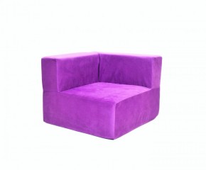 Кресло-угловое-модуль бескаркасное Тетрис 30 (Фиолетовый) в Асбесте - asbest.ok-mebel.com | фото