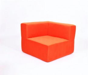 Кресло-угловое-модуль бескаркасное Тетрис 30 (Оранжевый) в Асбесте - asbest.ok-mebel.com | фото