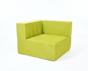 Кресло-угловое-модуль бескаркасное Тетрис 30 (Зеленый) в Асбесте - asbest.ok-mebel.com | фото