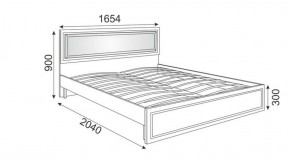 Кровать 1.6 Беатрис М10 с мягкой спинкой и ортопедическим основанием (Орех гепланкт) в Асбесте - asbest.ok-mebel.com | фото 2
