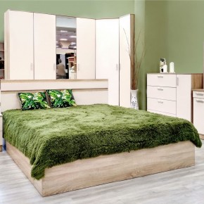 Кровать 1600 Салоу с настилом (Дуб сонома/перламутр) в Асбесте - asbest.ok-mebel.com | фото 5