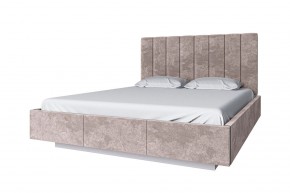Кровать 160М с подъемником, OLIVIA,цвет вудлайн крем/дуб анкона в Асбесте - asbest.ok-mebel.com | фото