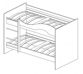 Кровать 2-х ярусная Мая + ящики + шкаф (800*1900) в Асбесте - asbest.ok-mebel.com | фото 11