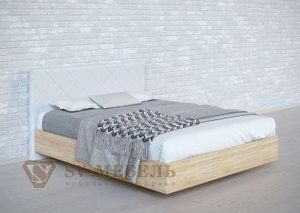 Кровать 1600 двойная №1 изголовье Ромб в Асбесте - asbest.ok-mebel.com | фото 4