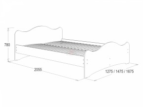 Кровать-5 двойная (1400*2000) в Асбесте - asbest.ok-mebel.com | фото 2
