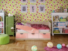 Кровать Бабочки (Розовый металлик) 1600 в Асбесте - asbest.ok-mebel.com | фото