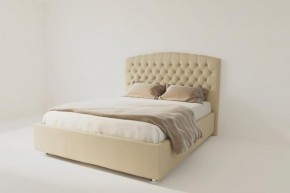 Кровать Берлин без основания 2000 (экокожа бежевая) в Асбесте - asbest.ok-mebel.com | фото