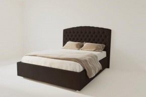 Кровать Берлин без основания 2000 (экокожа коричневая) в Асбесте - asbest.ok-mebel.com | фото