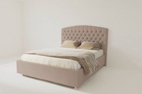 Кровать Берлин с ПМ 1200 (велюр серый) в Асбесте - asbest.ok-mebel.com | фото 2