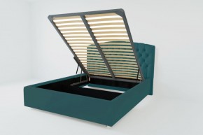 Кровать Берлин с ПМ 900 (велюр бирюзовый) в Асбесте - asbest.ok-mebel.com | фото
