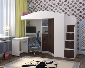 Кровать-чердак Юниор 4 (800*1900) в Асбесте - asbest.ok-mebel.com | фото 2