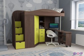 Кровать-чердак Юниор 4 (800*1900) в Асбесте - asbest.ok-mebel.com | фото 7