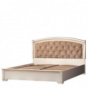 Кровать двойная №815 Парма кремовый белый (1800) в Асбесте - asbest.ok-mebel.com | фото