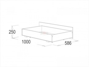 Кровать двойная Ольга 1Н + 2-а ящика (1200*2000) в Асбесте - asbest.ok-mebel.com | фото 3