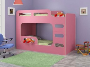 Кровать двухъярусная Дельта-Макс-20.03 Розовый в Асбесте - asbest.ok-mebel.com | фото 1