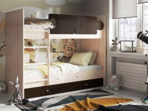 Кровать двухъярусная "Тетрис" (латы) с бортиками + ящики в Асбесте - asbest.ok-mebel.com | фото 2
