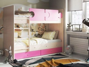 Кровать двухъярусная "Тетрис" (щиты) с бортиками + ящики в Асбесте - asbest.ok-mebel.com | фото 7