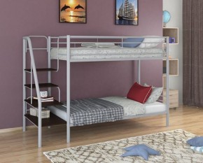 Кровать двухъярусная "Толедо" Серый/Венге в Асбесте - asbest.ok-mebel.com | фото 1