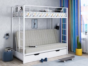 Кровать двухъярусная с диваном "Мадлен-ЯЯ" с ящиками в Асбесте - asbest.ok-mebel.com | фото 1