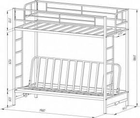 Кровать двухъярусная с диваном "Мадлен-ЯЯ" с ящиками в Асбесте - asbest.ok-mebel.com | фото 8