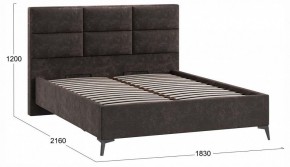 Кровать двуспальная Делана с ПМ Тип 1 в Асбесте - asbest.ok-mebel.com | фото 4