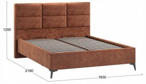 Кровать двуспальная Делана с ПМ Тип 1 в Асбесте - asbest.ok-mebel.com | фото 4
