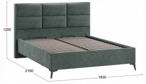Кровать двуспальная Делана с ПМ Тип 1 в Асбесте - asbest.ok-mebel.com | фото 4