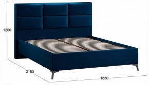 Кровать двуспальная Делана с ПМ Тип 1 в Асбесте - asbest.ok-mebel.com | фото 4