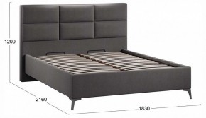 Кровать двуспальная Делана с ПМ Тип 1 в Асбесте - asbest.ok-mebel.com | фото 4