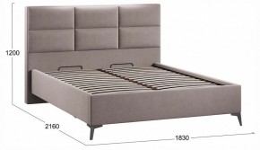 Кровать двуспальная Делана с ПМ Тип 1 в Асбесте - asbest.ok-mebel.com | фото 4
