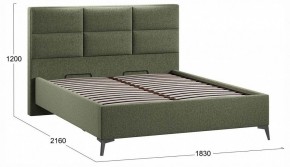 Кровать двуспальная Делана с ПМ Тип 1 в Асбесте - asbest.ok-mebel.com | фото 3