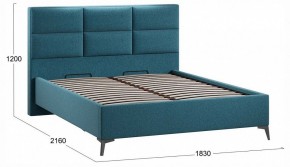 Кровать двуспальная Делана с ПМ Тип 1 в Асбесте - asbest.ok-mebel.com | фото 4