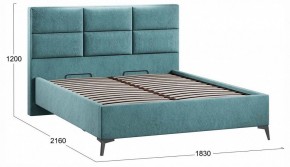 Кровать двуспальная Делана с ПМ Тип 1 в Асбесте - asbest.ok-mebel.com | фото 4