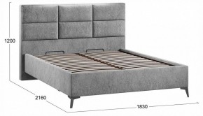 Кровать двуспальная Делана с ПМ Тип 1 в Асбесте - asbest.ok-mebel.com | фото 4