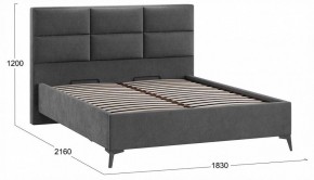 Кровать двуспальная Делана с ПМ Тип 1 в Асбесте - asbest.ok-mebel.com | фото 4
